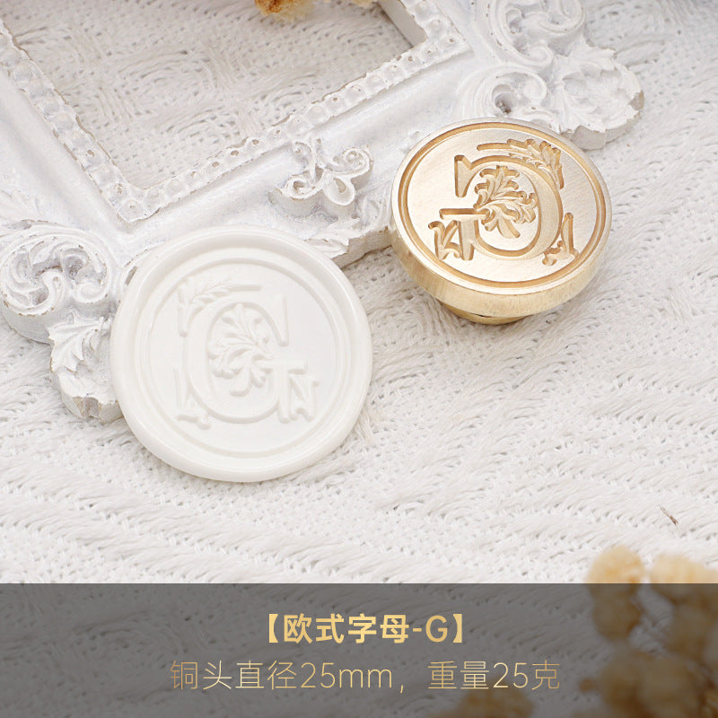1pc Letter wax seal stamp (MLZ25041904)