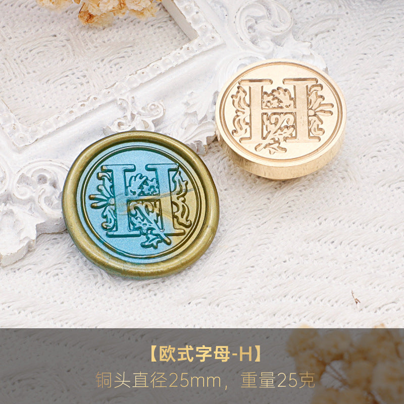 1pc Letter wax seal stamp (MLZ25041904)