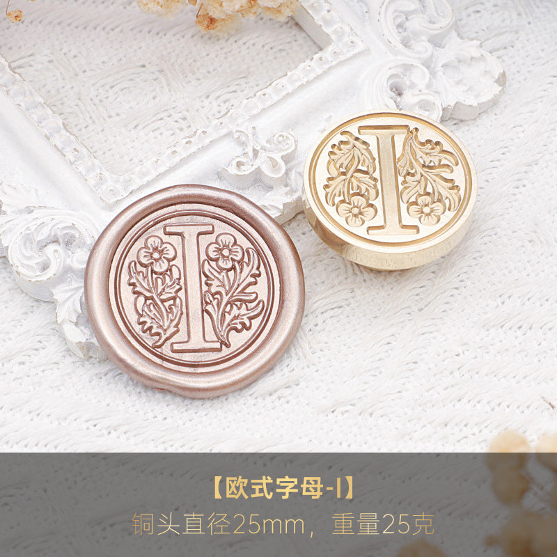 1pc Letter wax seal stamp (MLZ25041904)