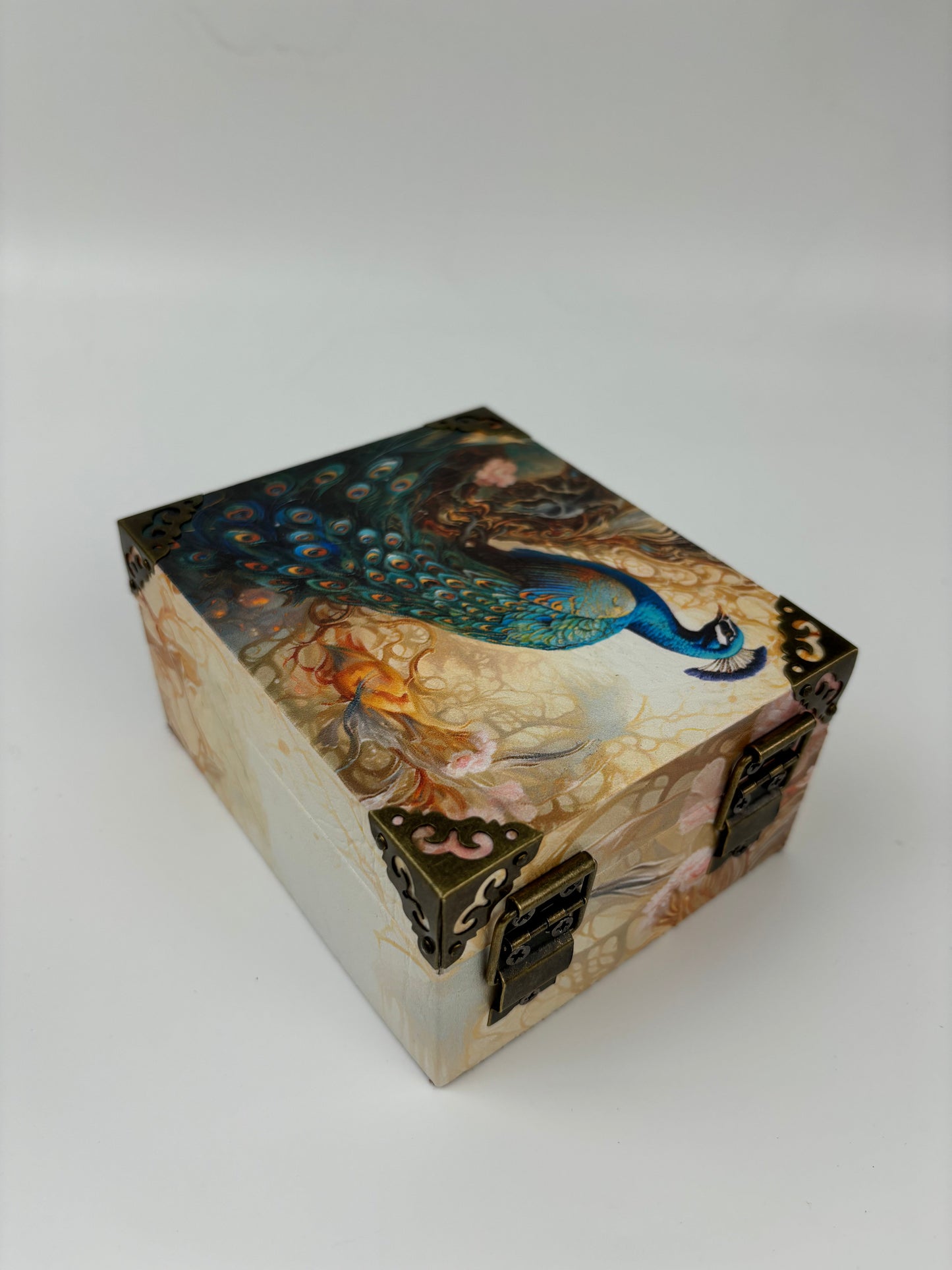 1pc ATC PEACOCK  storage box (MLATCB102205)