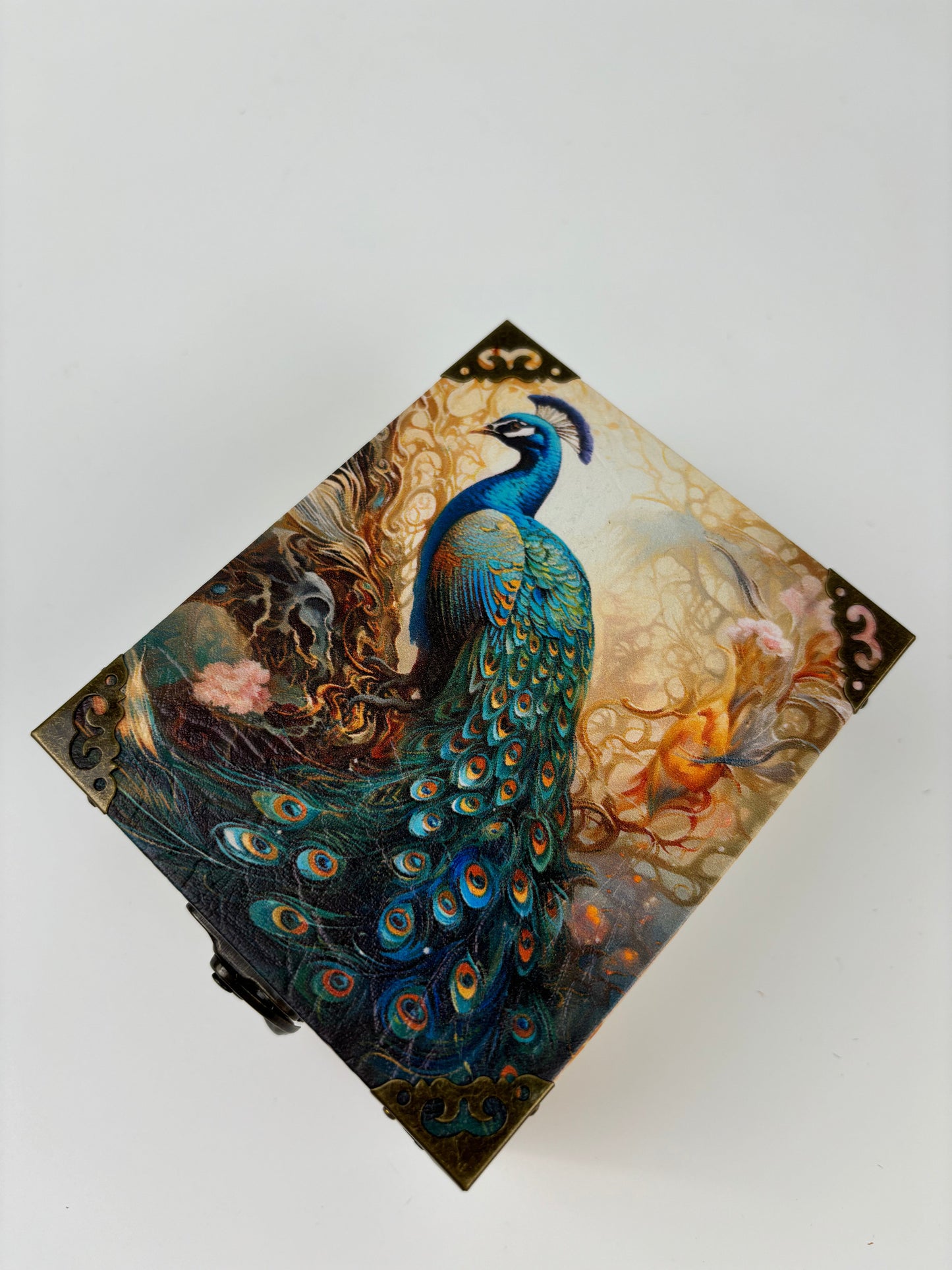 1pc ATC PEACOCK  storage box (MLATCB102205)