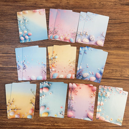 Spring easter background ATC cards 1 pack 20pcs 2.5*3.5 inch (C25012901)
