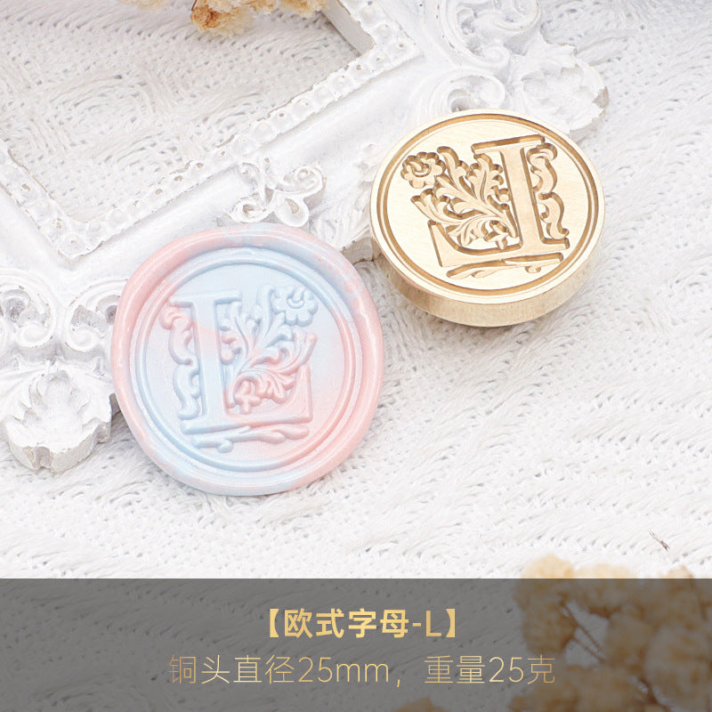 1pc Letter wax seal stamp (MLZ25041904)