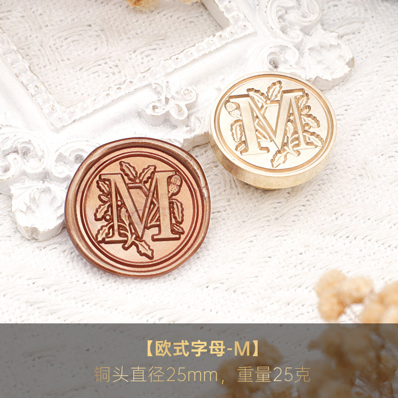 1pc Letter wax seal stamp (MLZ25041904)
