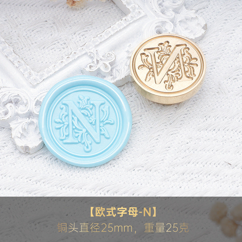 1pc Letter wax seal stamp (MLZ25041904)