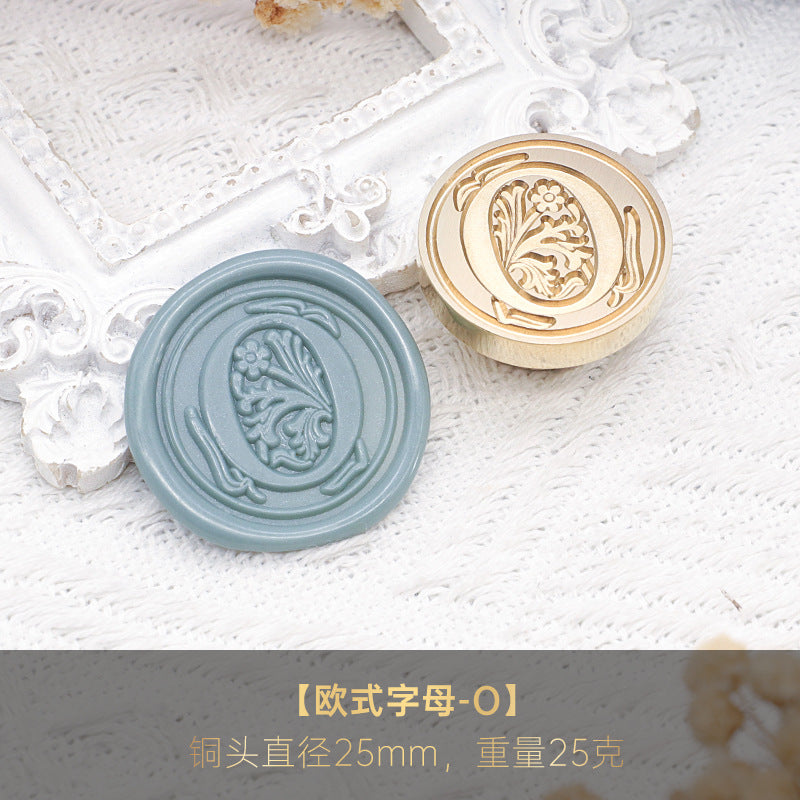 1pc Letter wax seal stamp (MLZ25041904)