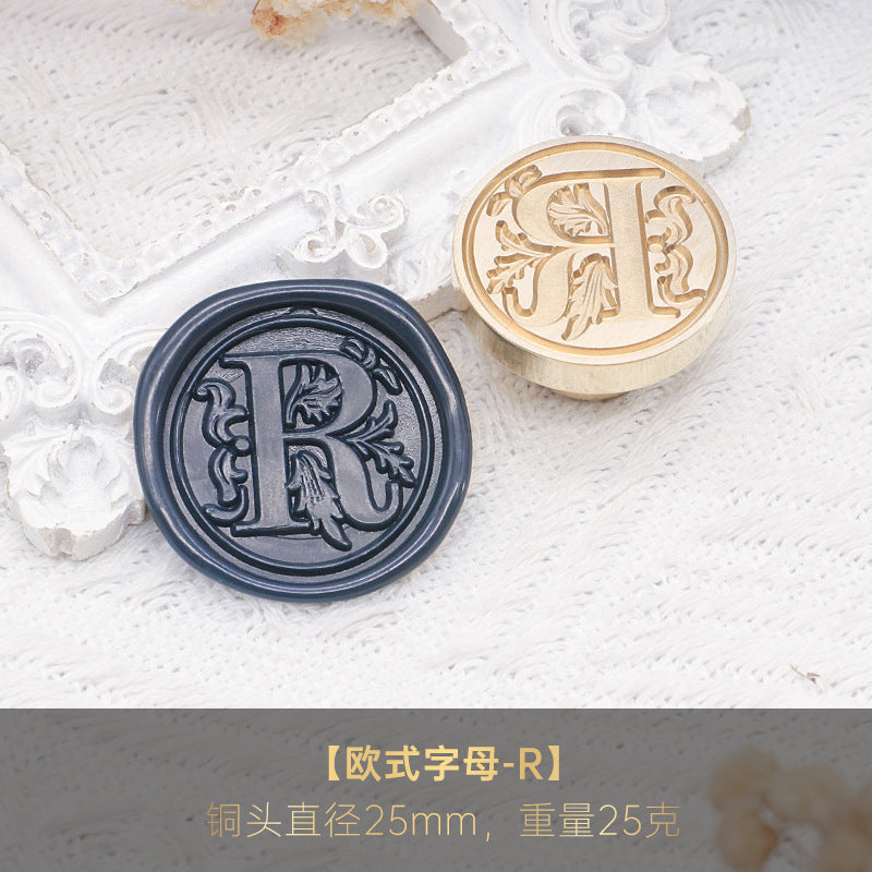 1pc Letter wax seal stamp (MLZ25041904)
