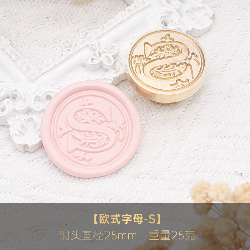 1pc Letter wax seal stamp (MLZ25041904)
