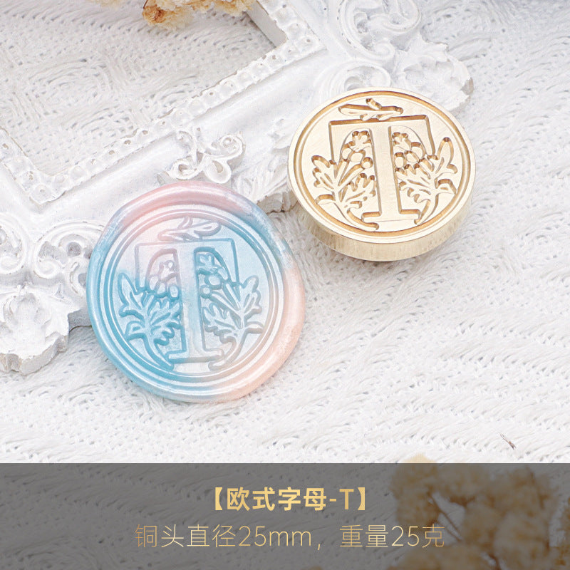 1pc Letter wax seal stamp (MLZ25041904)