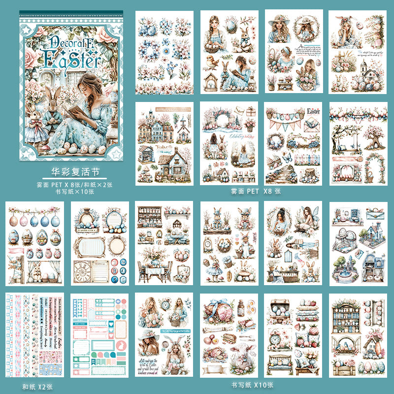 20sheets characters sticker book (TZB25042801)