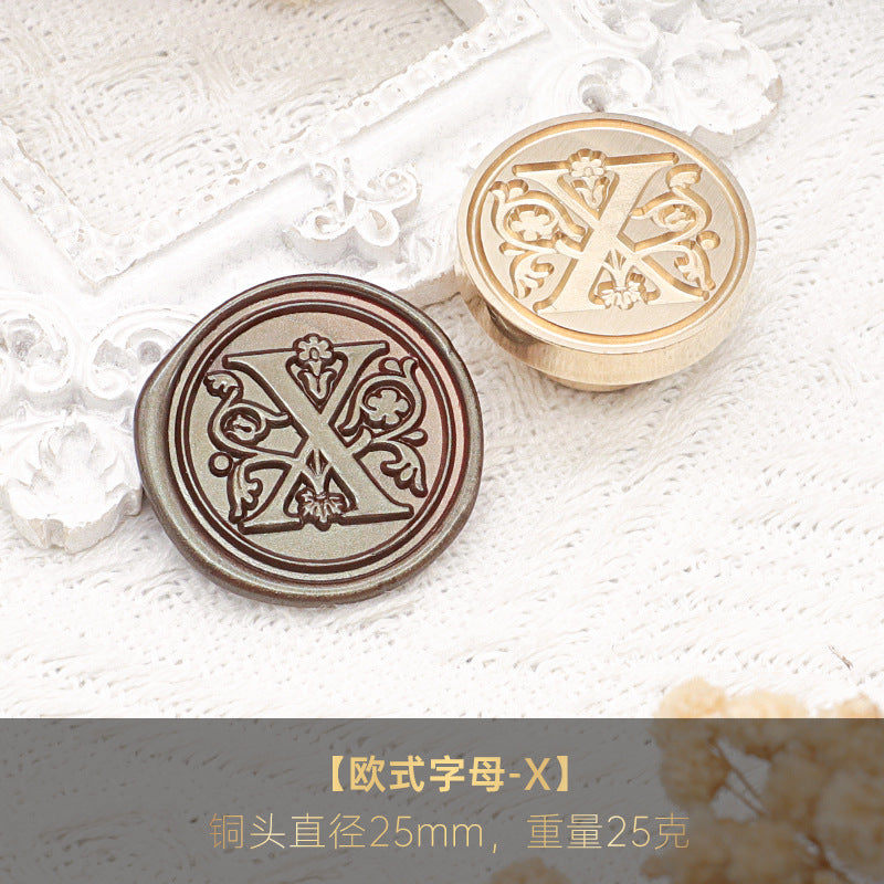 1pc Letter wax seal stamp (MLZ25041904)