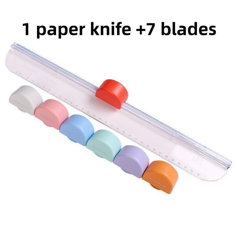 NOV Multifunctional Seven-in-one Paper Cutter Multiple Cutter Head(MLc112701)