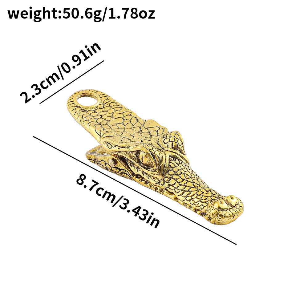 DEC 1pc Alligator head metal clip（MLc120102）