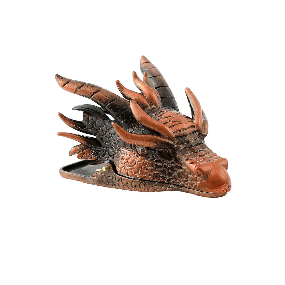 DEC 1pc dragon head metal clip (MLc120106)