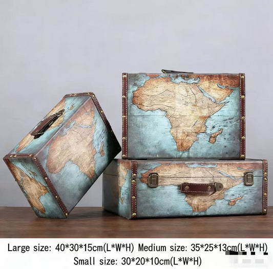 map wooden box (B26020602)